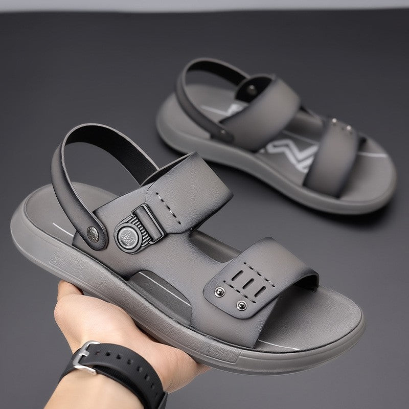 Men's new portable two-wear beach sandals