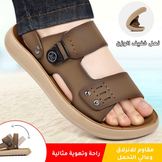 Men's new portable two-wear beach sandals