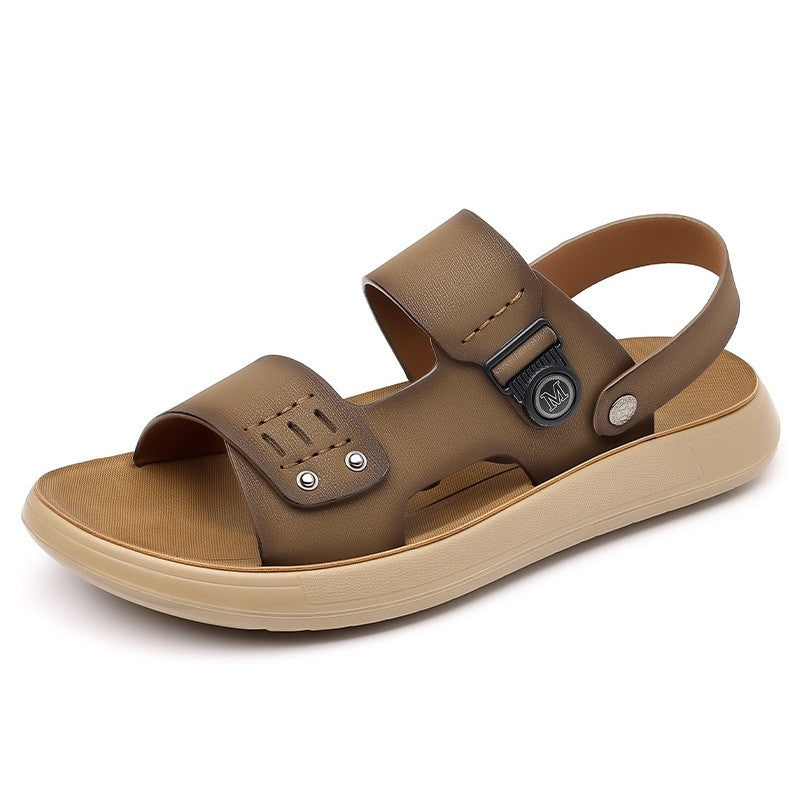 Men's new portable two-wear beach sandals