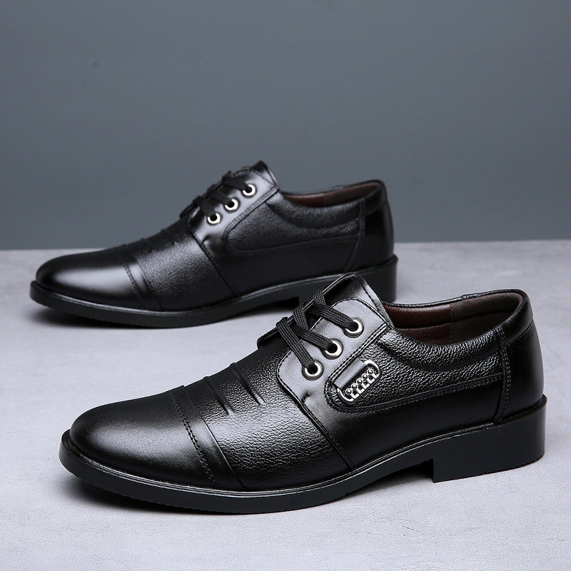Men's genuine leather business formal shoes