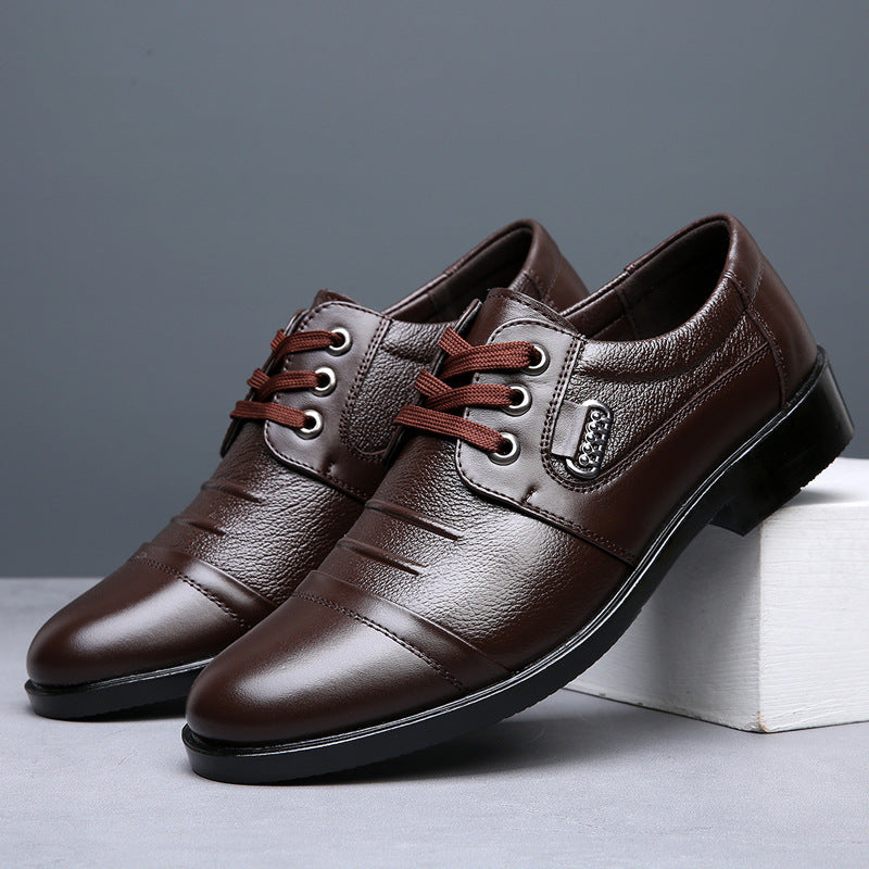 Men's genuine leather business formal shoes