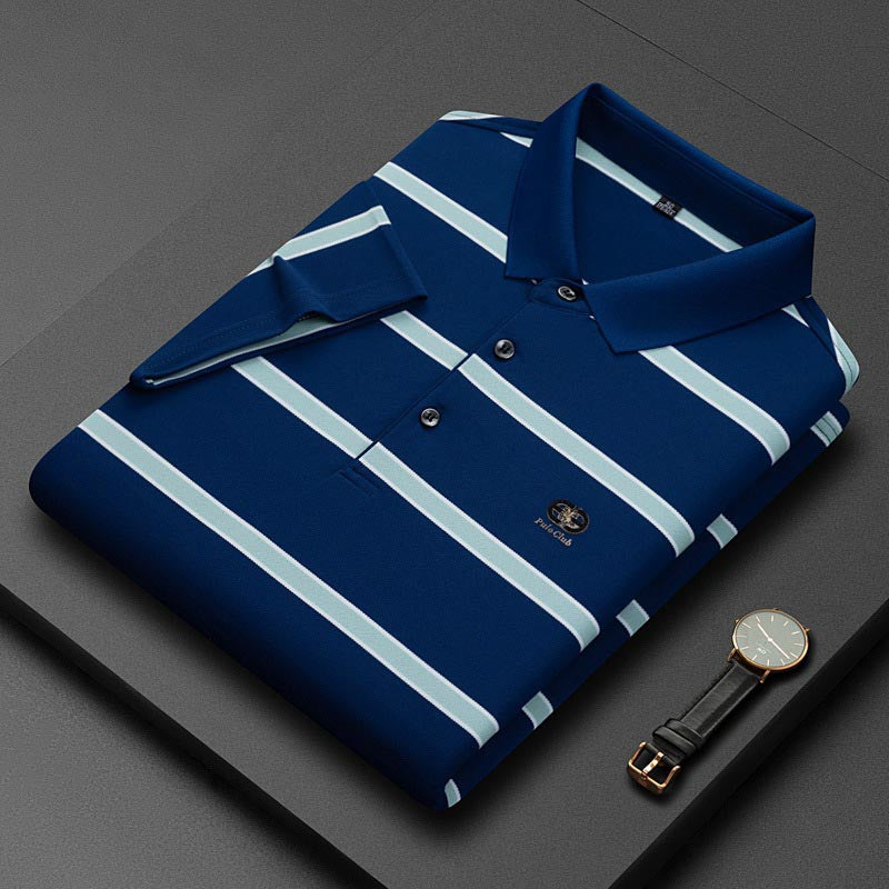 zd344-Men's summer high quality short sleeve POLO shirt