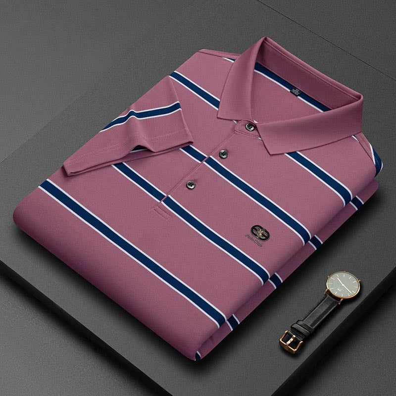 zd344-Men's summer high quality short sleeve POLO shirt