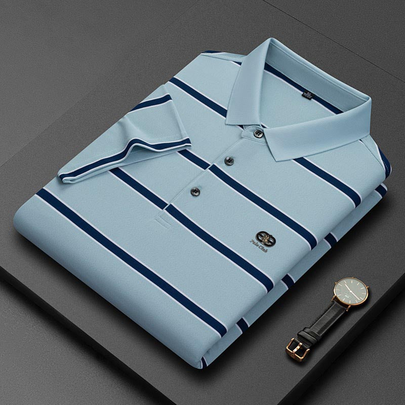 zd344-Men's summer high quality short sleeve POLO shirt
