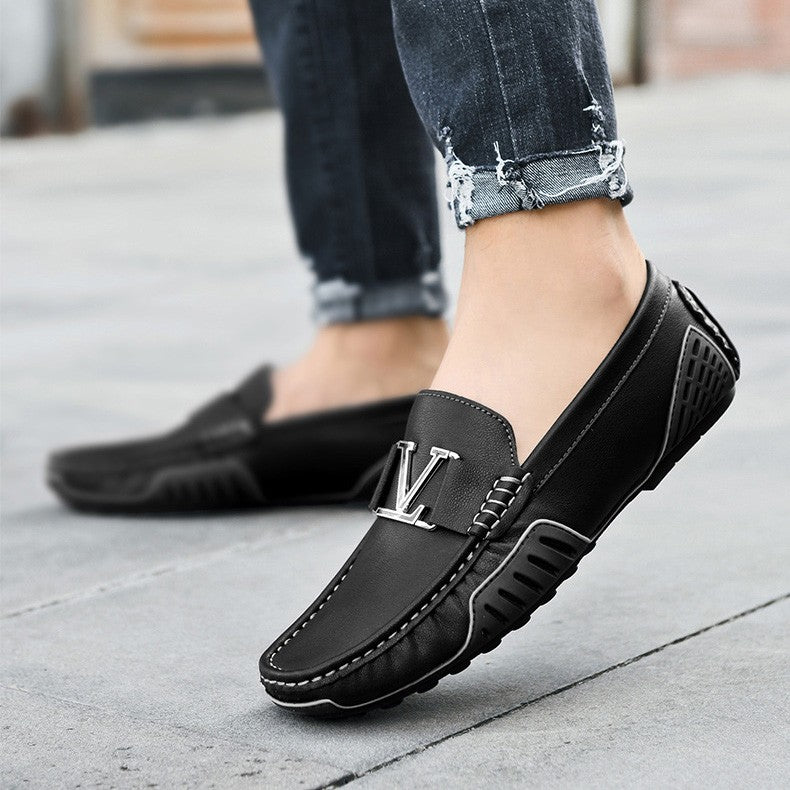Fashion casual men's leather shoes(px83)