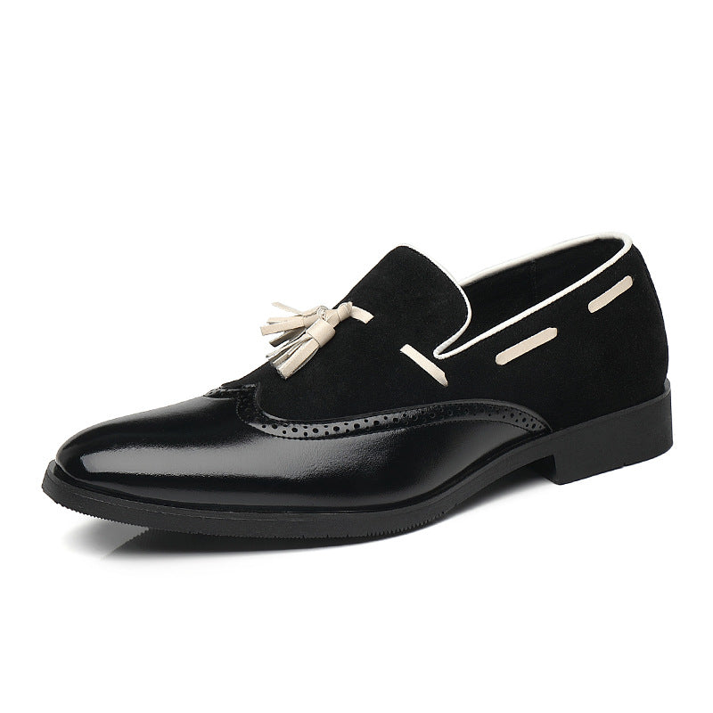 2025 Men's new British style business leather shoes(cm319)