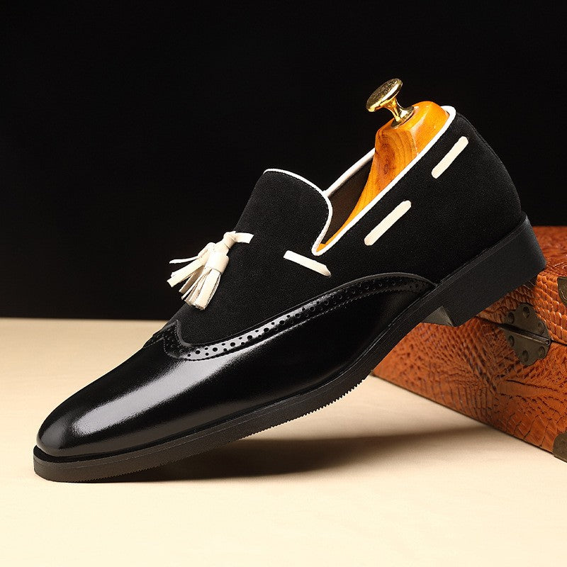 2025 Men's new British style business leather shoes(cm319)