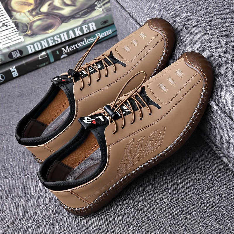 2025 men's fashion handmade casual leather shoes(cm322)