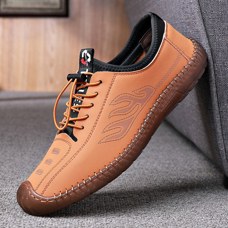 2025 men's fashion handmade casual leather shoes(cm322)