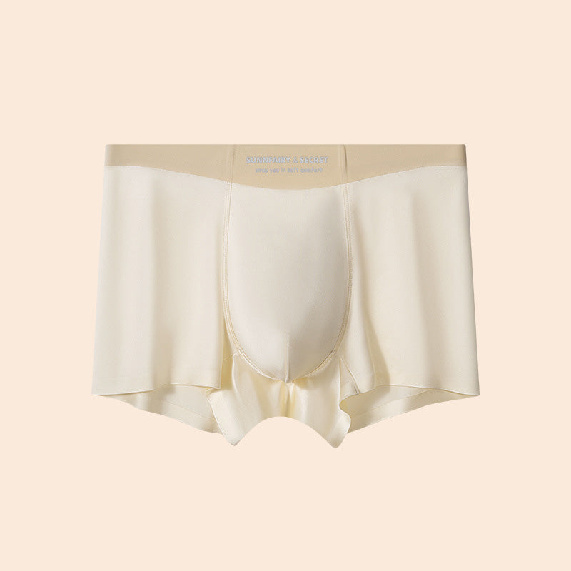 3pcs Light luxury satin soft silky breathable men's underwear(ud352)