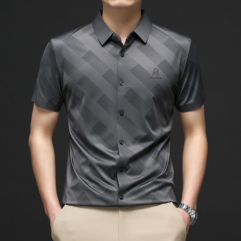 Summer men's Korean style short-sleeved shirt(you380)