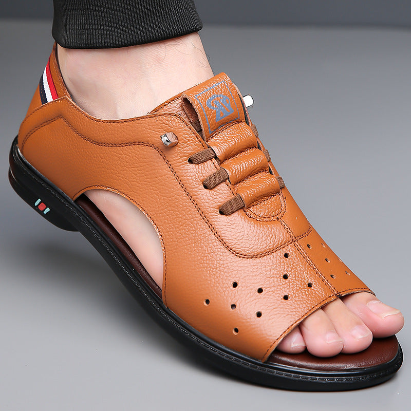 Summer men's breathable casual sandals(px89)