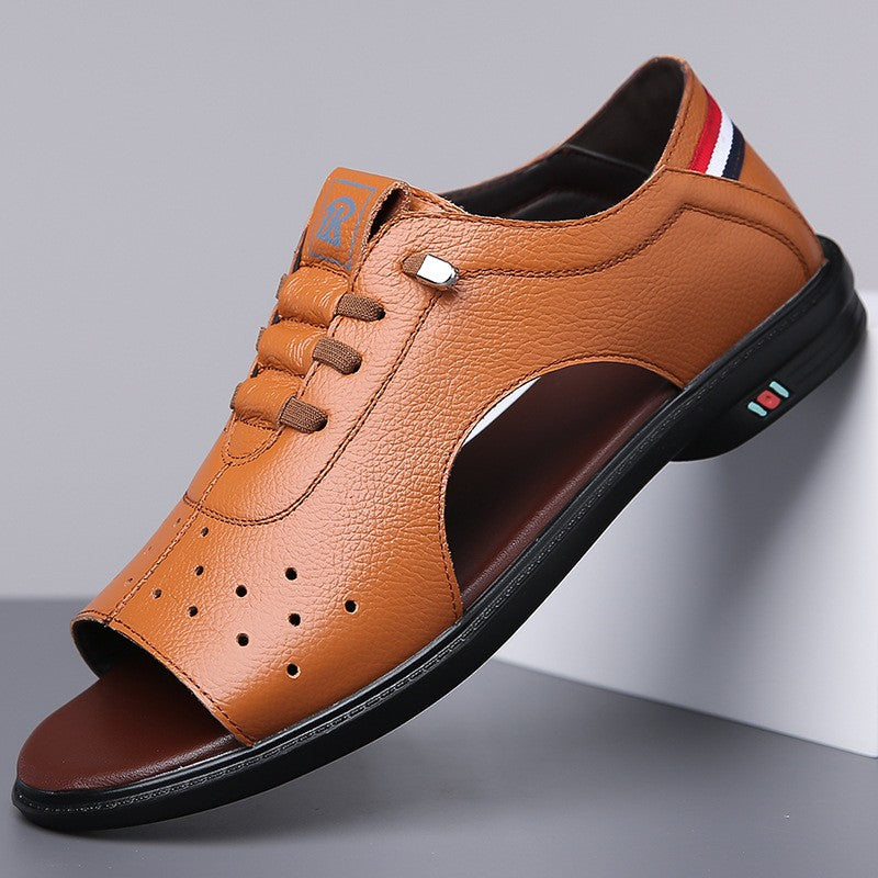 Summer men's breathable casual sandals(px89)