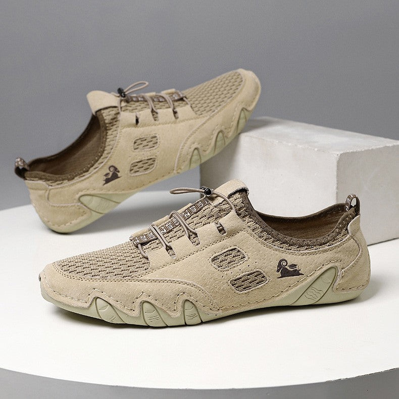 Men's casual breathable leather shoes(px90)