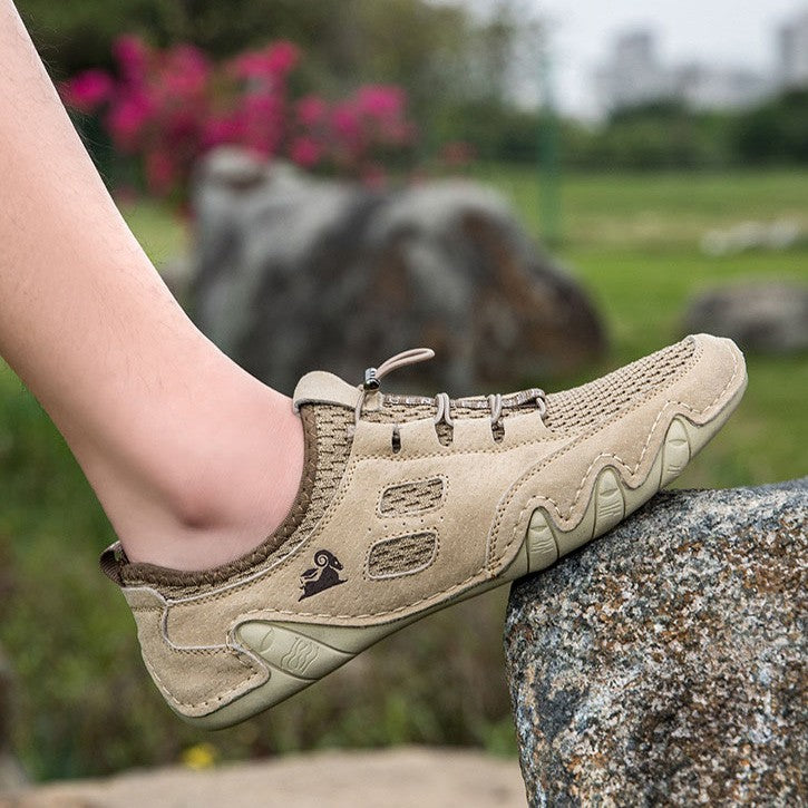 Men's casual breathable leather shoes(px90)