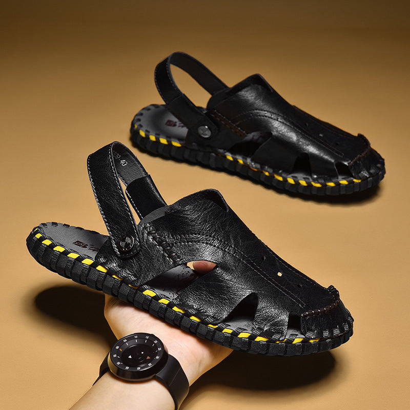 Casual hollow breathable men's sandals(px91)