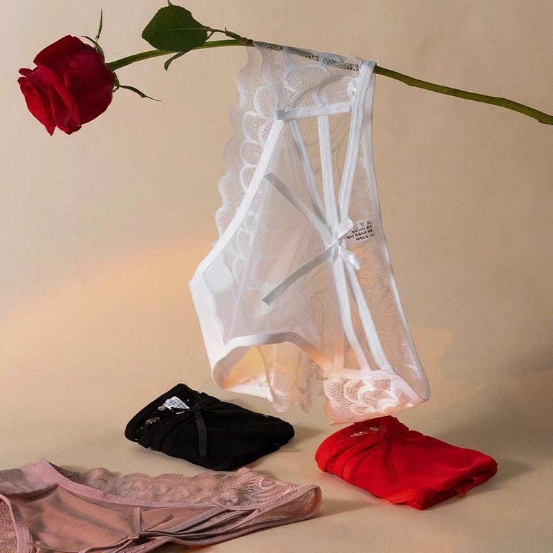 Ladies summer quick-drying breathable lace panties