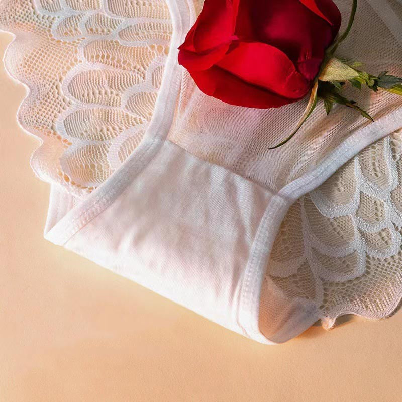 Ladies summer quick-drying breathable lace panties