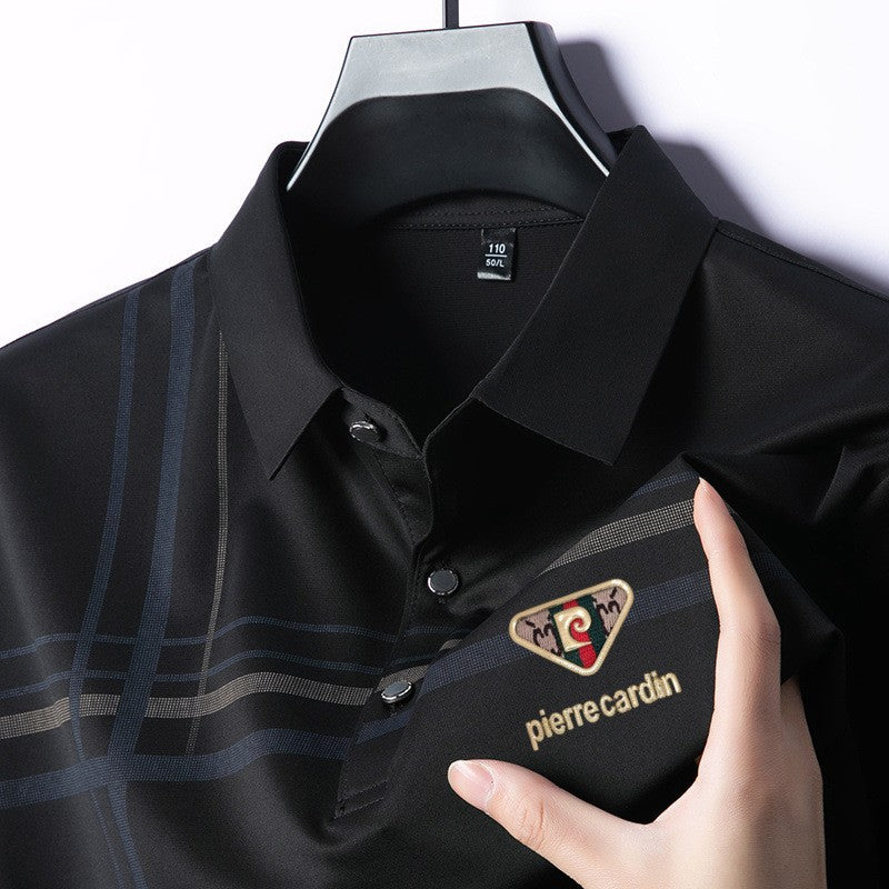 Summer classic cotton polo shirt
