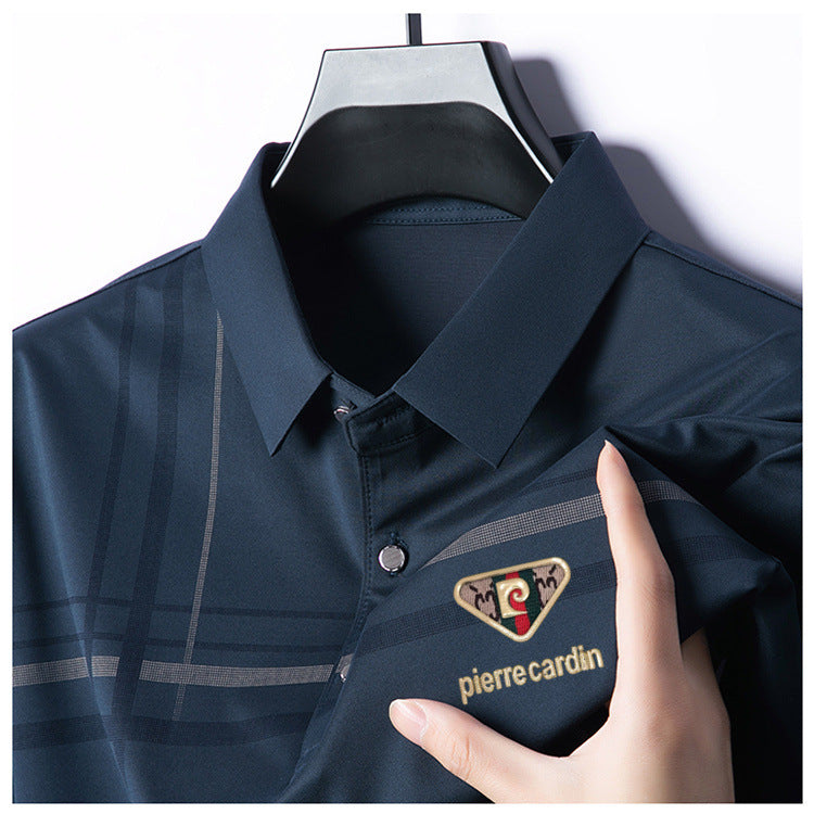 Summer classic cotton polo shirt