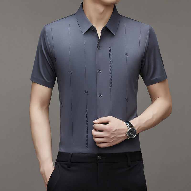 2025 men's non-marking wrinkle-free ironing shirt(cm329)