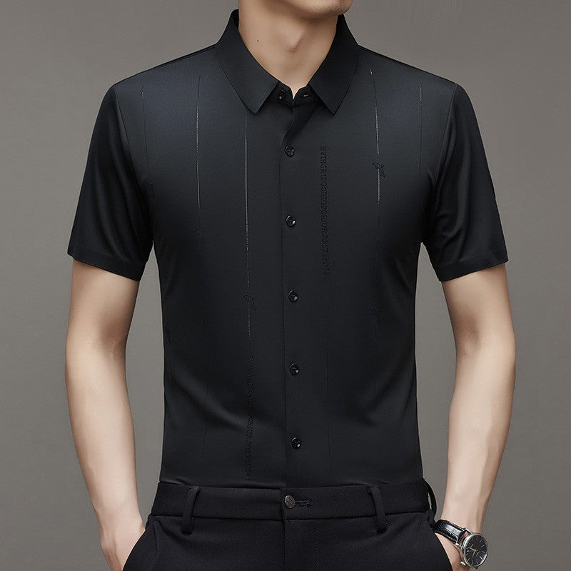 2025 men's non-marking wrinkle-free ironing shirt(cm329)