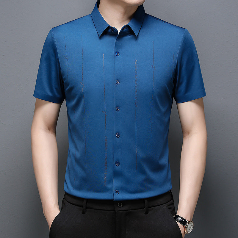 2025 men's non-marking wrinkle-free ironing shirt(cm329)