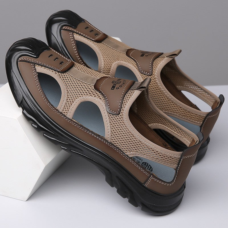 Hollow mesh breathable men's sandals