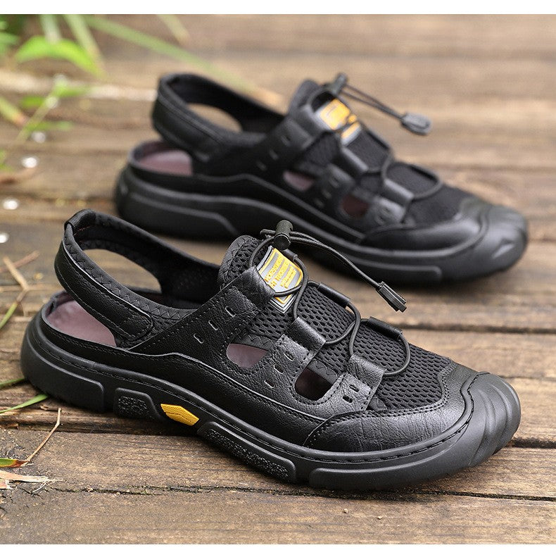 Hollow mesh breathable men's sandals(cm331)