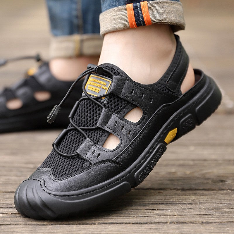 Hollow mesh breathable men's sandals(cm331)
