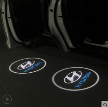 Car logo laser projection light