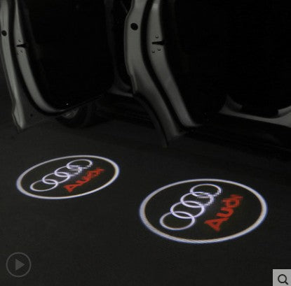 Car logo laser projection light