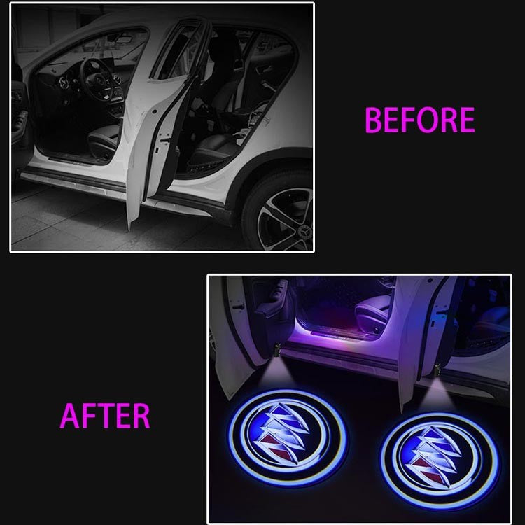 Car logo laser projection light