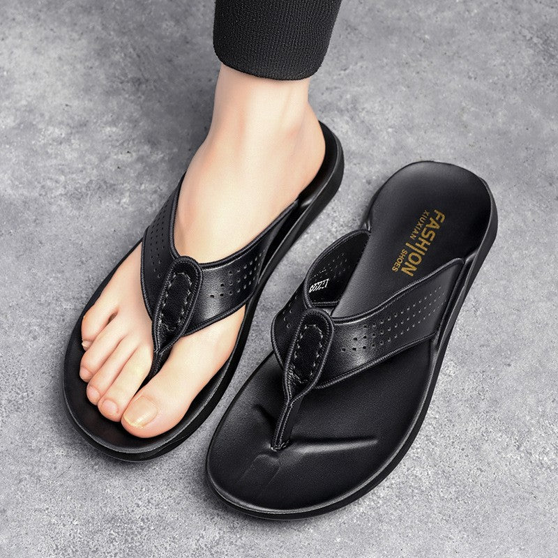 2025 Men's Fashionable Casual Top-Grain Cowhide Sandals(cm336)
