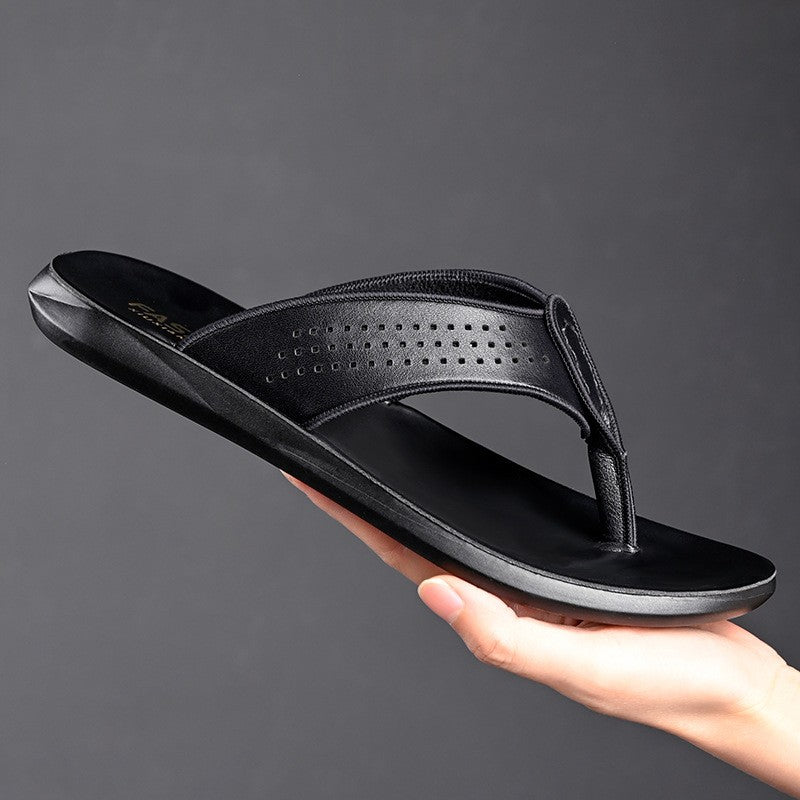 2025 Men's Fashionable Casual Top-Grain Cowhide Sandals(cm336)