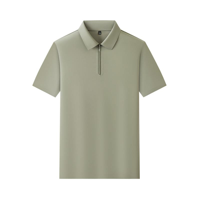 Men's quick-drying casual short-sleeved polo shirt