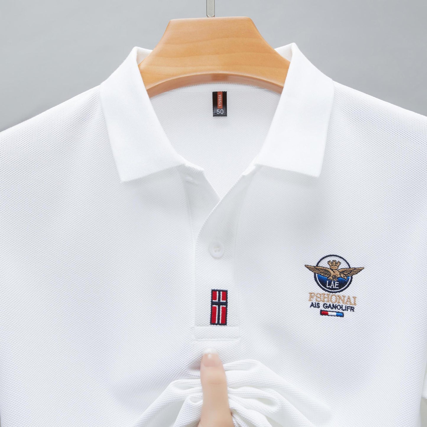 Summer Men's High-end Cotton Embroidered Polo Shirt(you379)