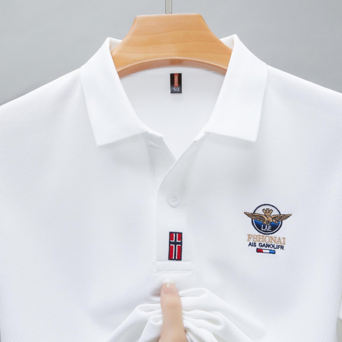 Summer Men's High-end Cotton Embroidered Polo Shirt(you379)