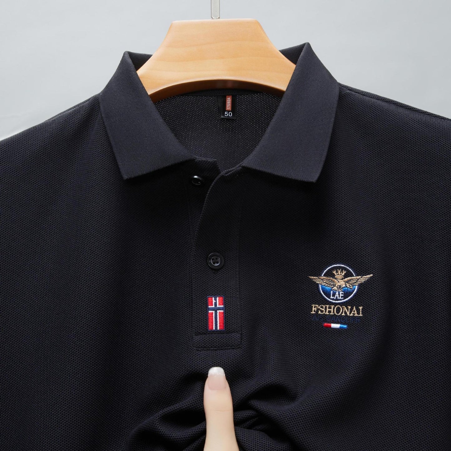 Summer Men's High-end Cotton Embroidered Polo Shirt(you379)
