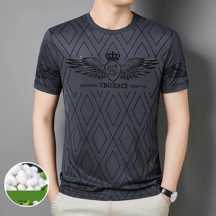 Men's summer fashion trend short-sleeved T-shirts(you390)