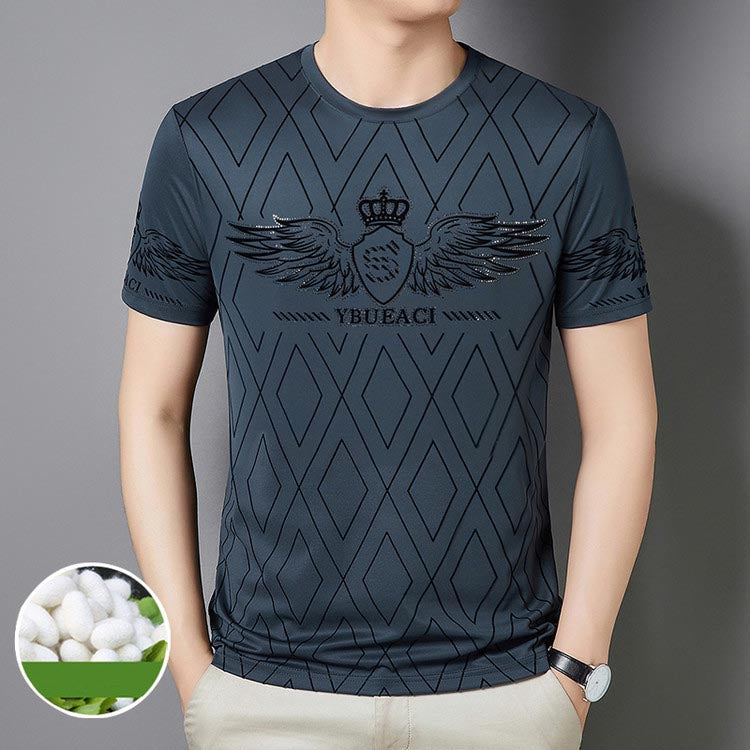 Men's summer fashion trend short-sleeved T-shirts(you390)