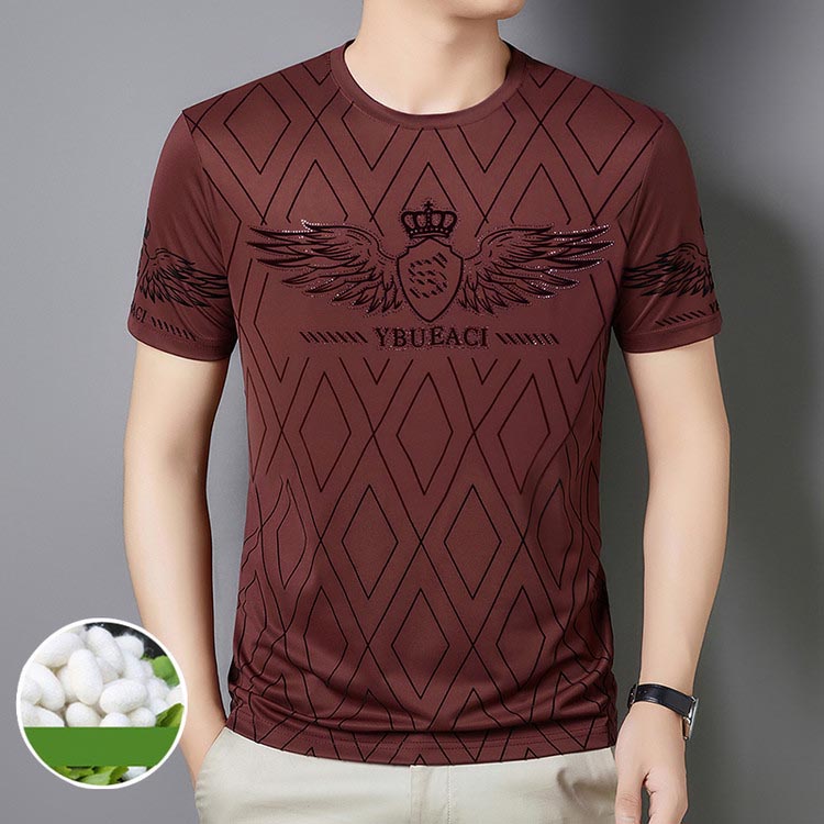 Men's summer fashion trend short-sleeved T-shirts(you390)