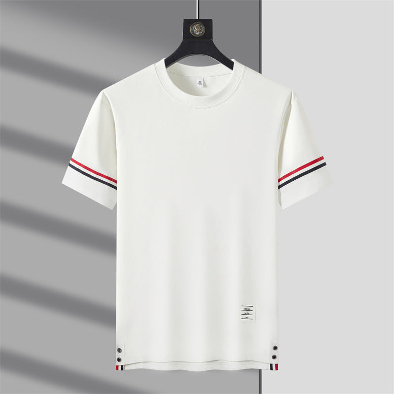 2025 Men's summer light luxury simple casual short-sleeved T-shirt(cm350)