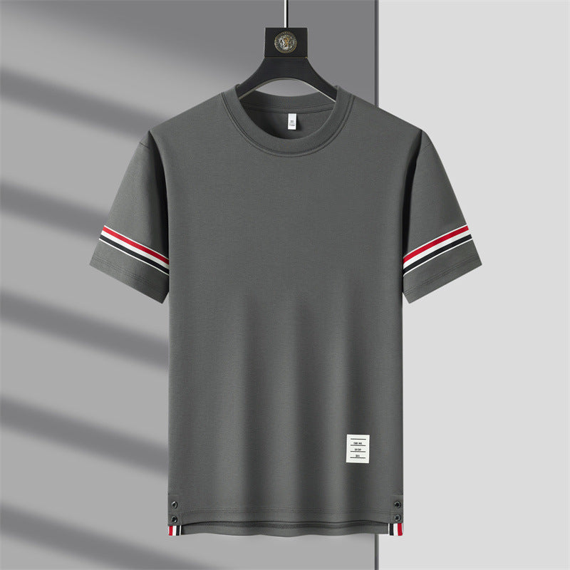 2025 Men's summer light luxury simple casual short-sleeved T-shirt(cm350)