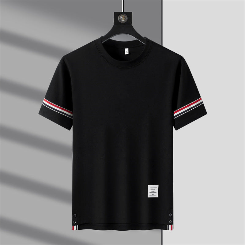 2025 Men's summer light luxury simple casual short-sleeved T-shirt(cm350)