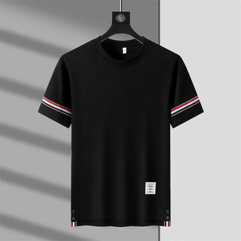 2025 Men's summer light luxury simple casual short-sleeved T-shirt(cm350)