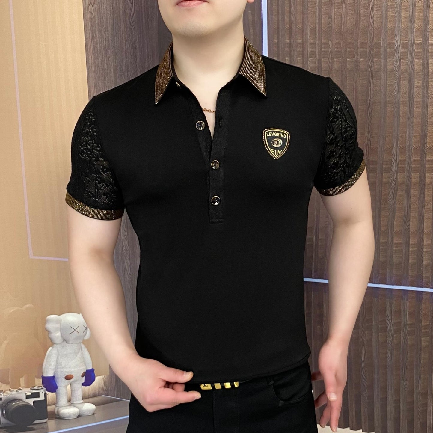 2025 Men's Summer Lapel Short Sleeve Polo Shirt(cm353)