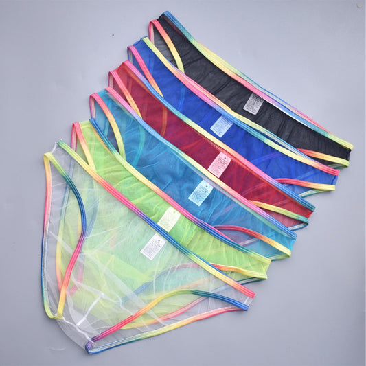 Men's Ultra-thin Transparent Mesh Sexy Briefs(ud260)