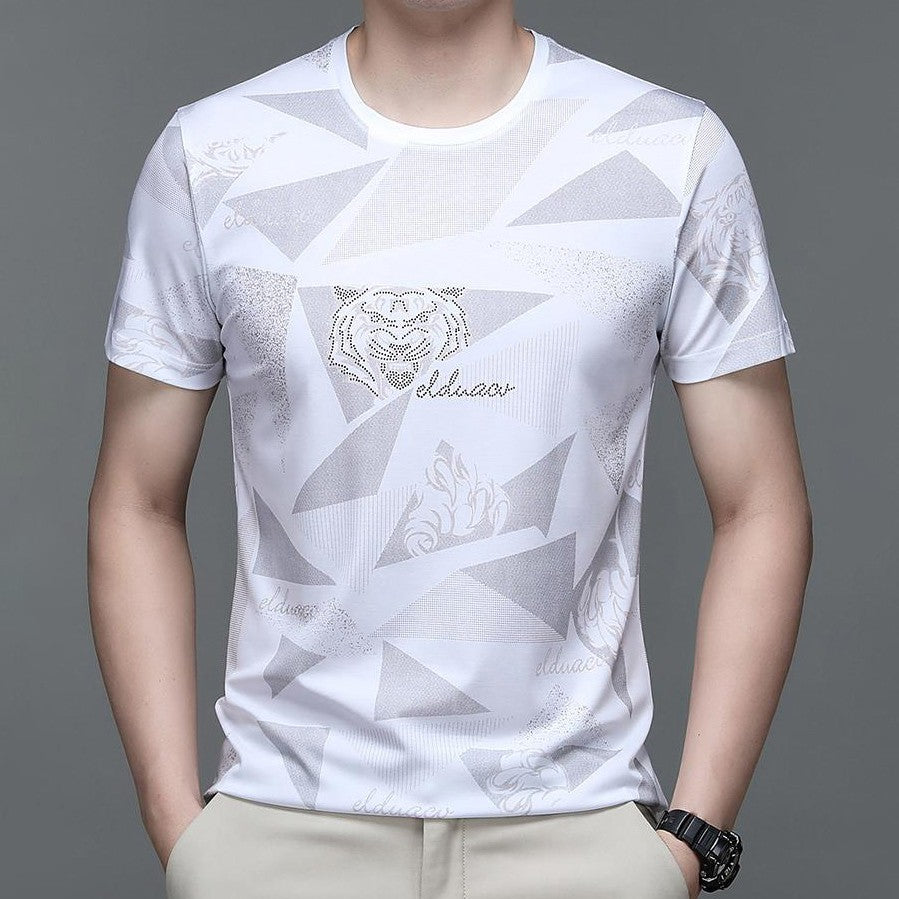 2025 Men's Summer Fashion Casual Short Sleeve T-shirt(cm357)