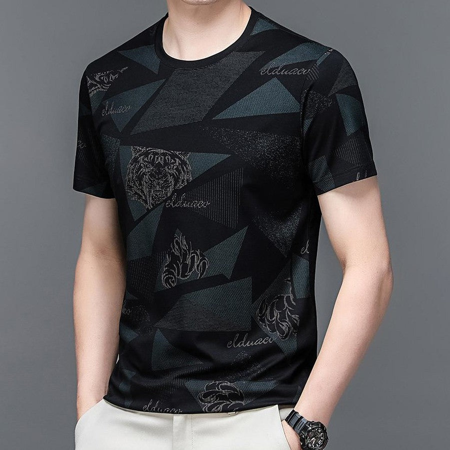 2025 Men's Summer Fashion Casual Short Sleeve T-shirt(cm357)